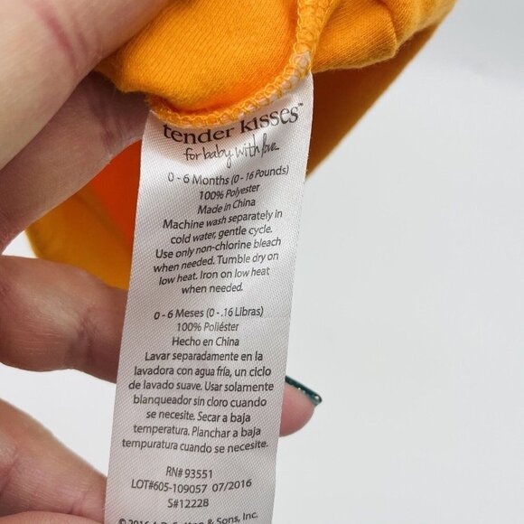 Tender Kisses My First Thanksgiving Felt Feather Turkey Hat Baby 0-6 M 1815 - Picture 4 of 4